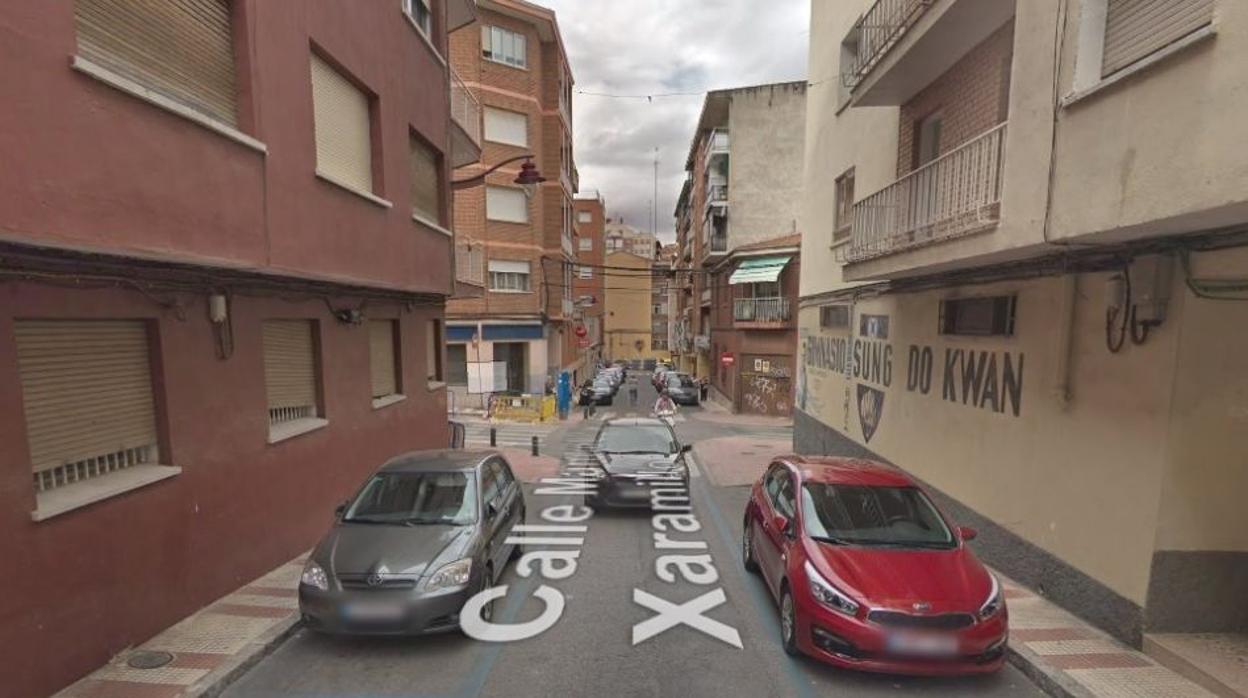 Calle Manuel Páez Xaramillo, en Guadalajara