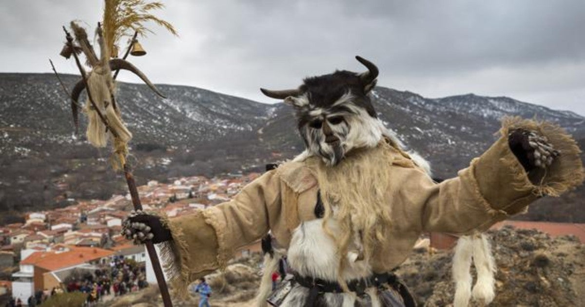 Carnaval 2020 en Ávila: los cucurrumachos y otros ancestrales personajes de sus mascaradas de invierno