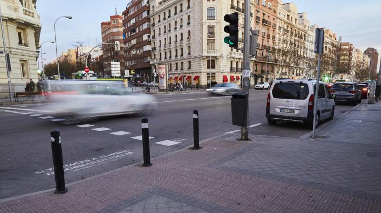 El tramo de la calle de Menéndez Pelayo que será intervenido