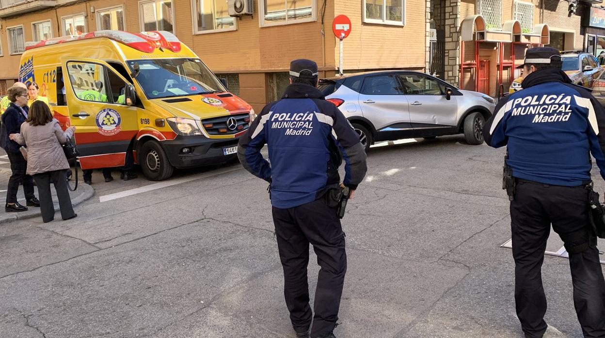 Imagen del escenario donde ha tenido lugar el atropello este lunes