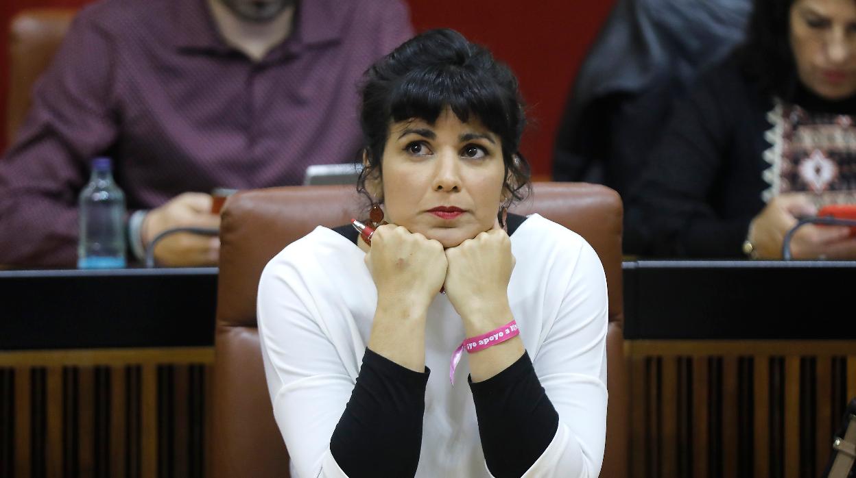 Teresa Rodríguez, coordinadora de Podemos Andalucía