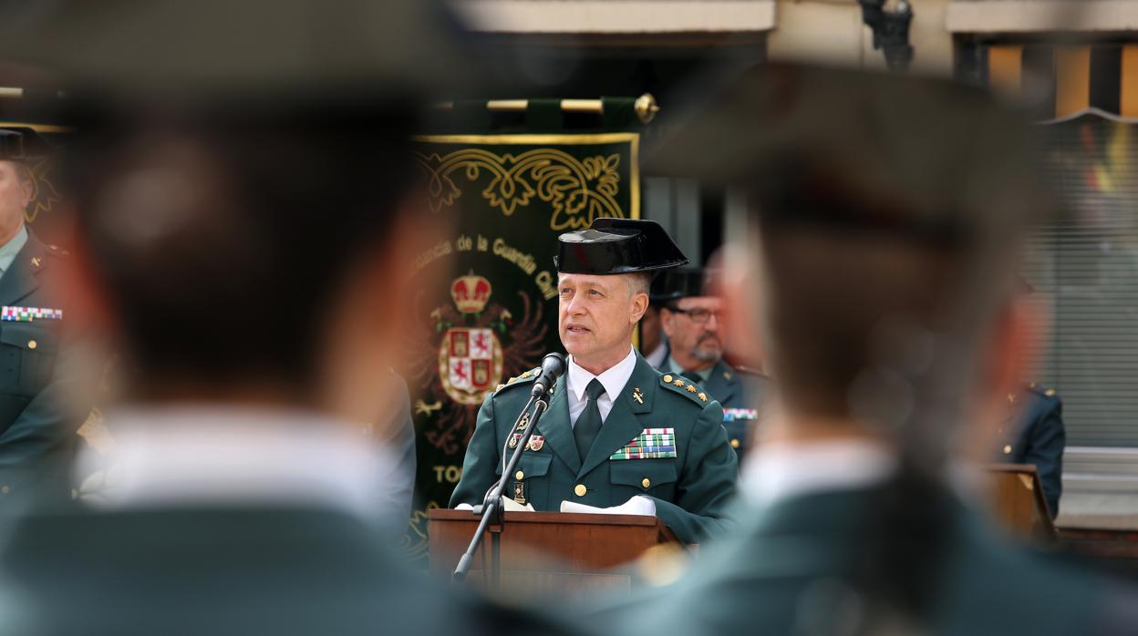 Vélez, durante su intervención esta mañana