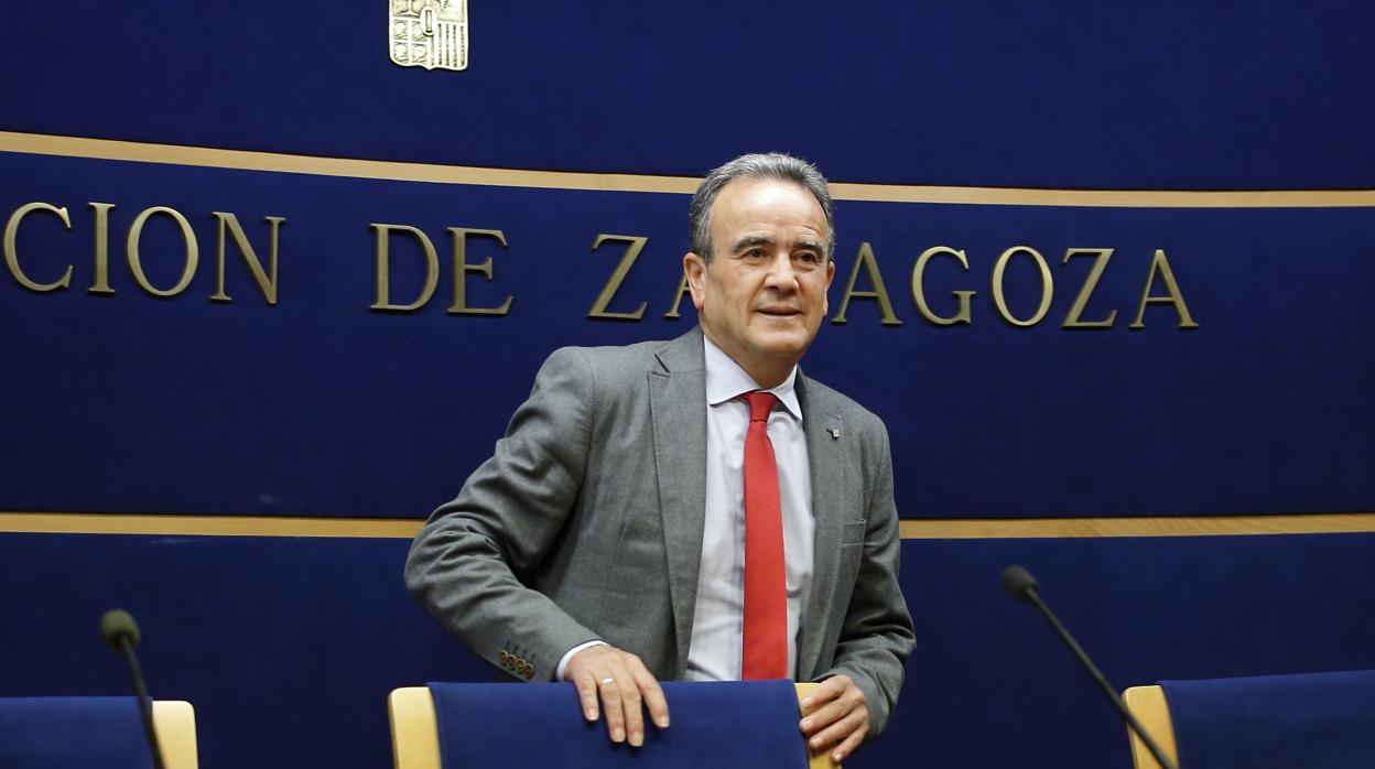 Juan Antonio Sánchez Quero, presidente de la Diputación de Zaragoza