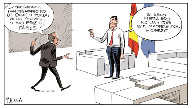 El PP acusa a Sánchez de tratar al inhabilitado Torra como jefe de Estado