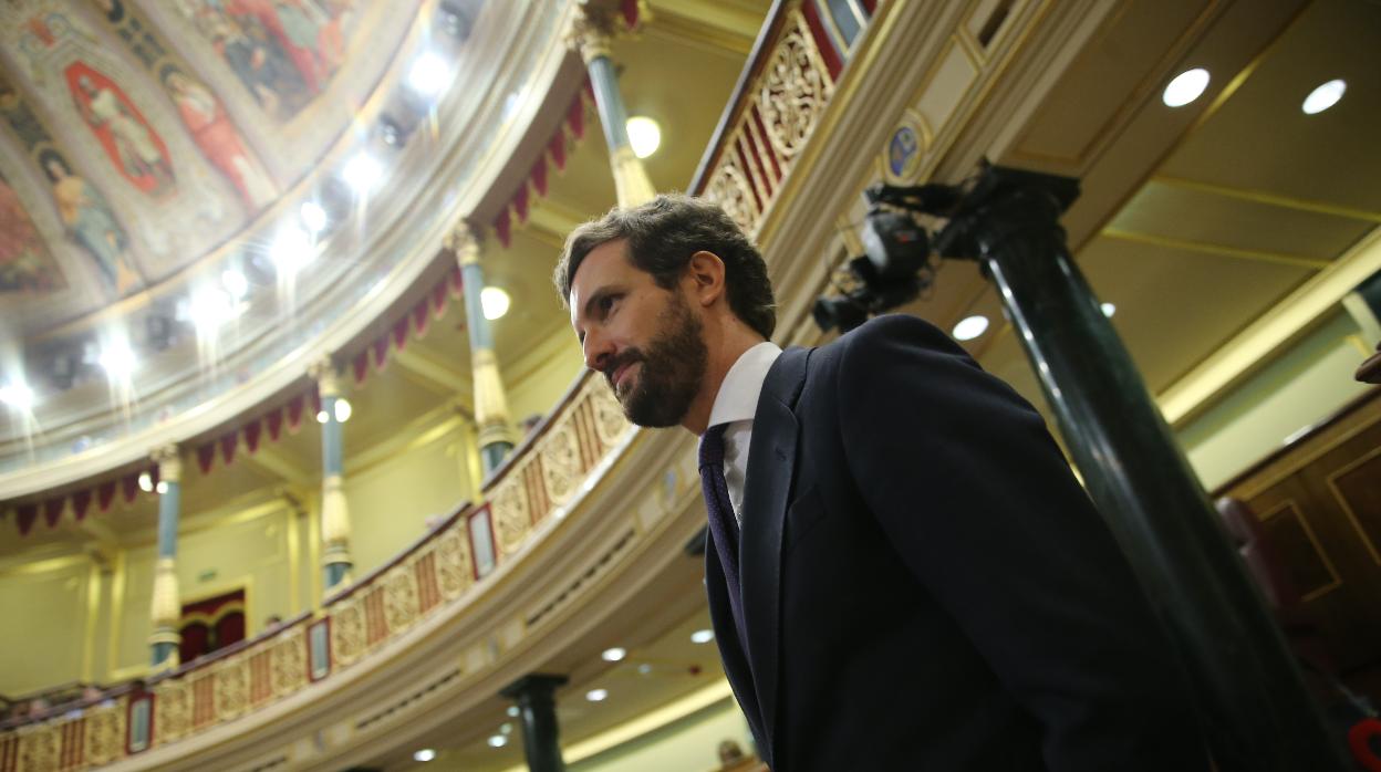 El presidente del PP, en el Congreso de los Diputados