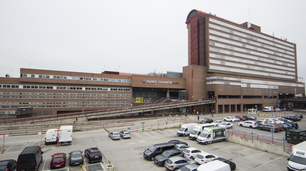 Vista panorámica de la estación de Chamartín en la actualidad