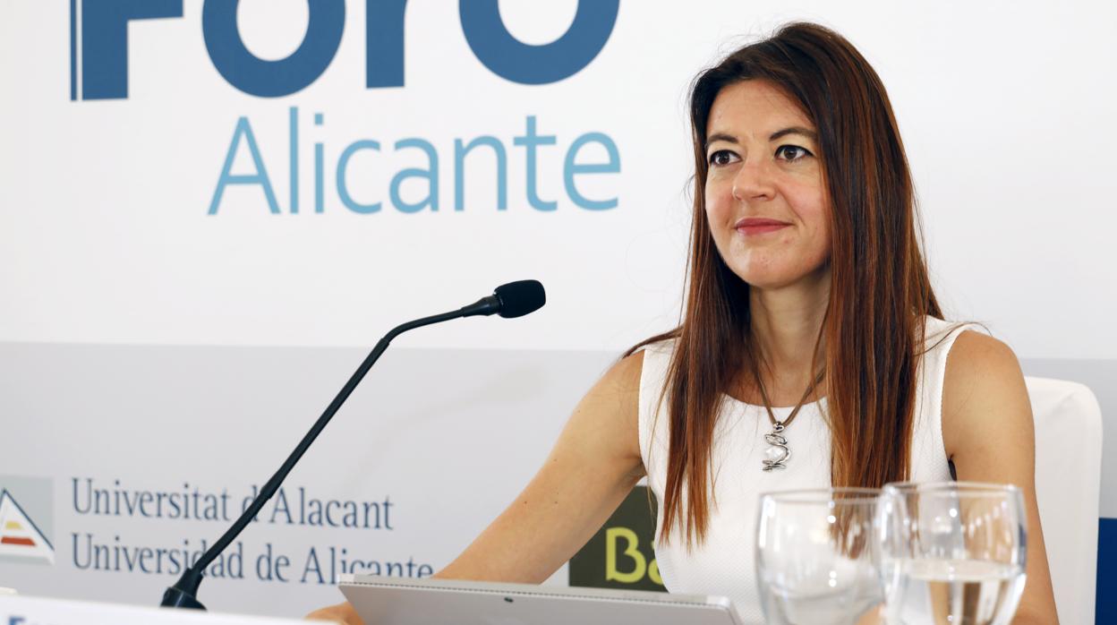 La consellera Carolina Pascual, en Alicante