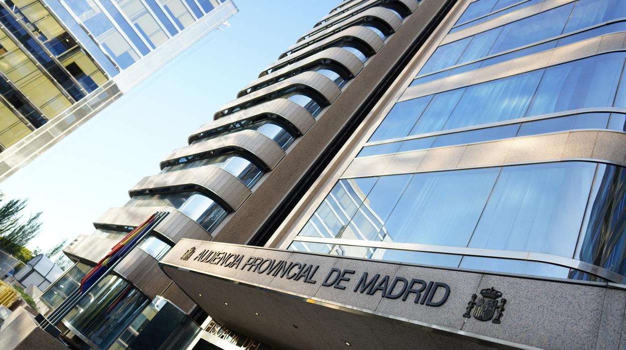 Exterior de la Audiencia Provincial de Madrid