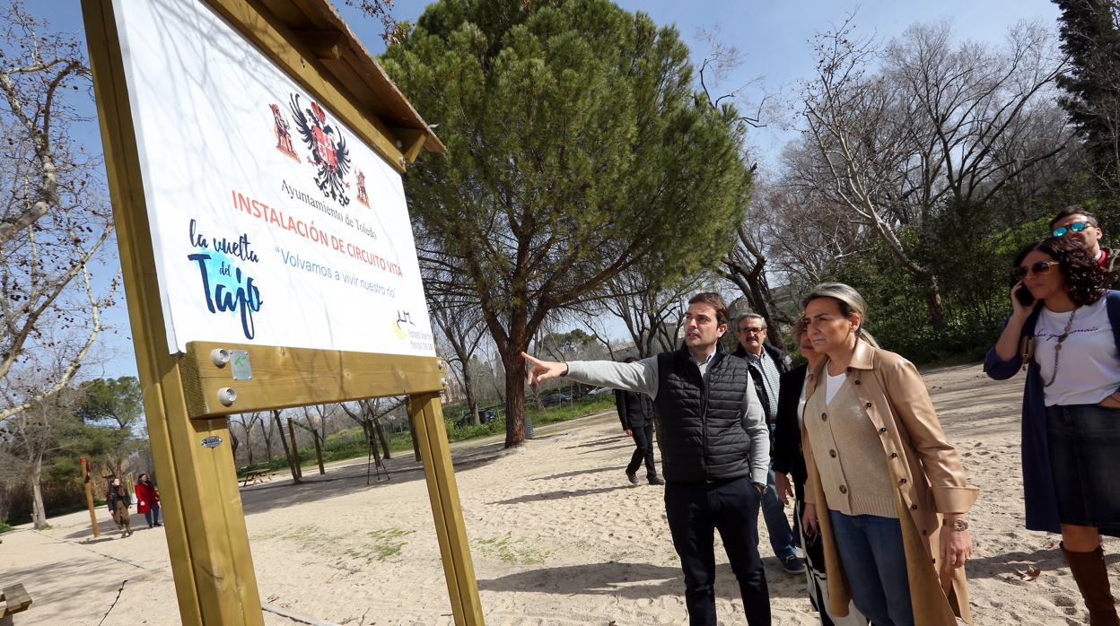 La alcaldesa con el concejal Pablo García