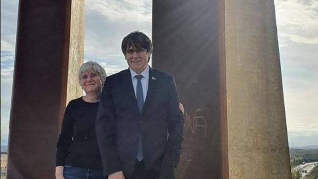 Puigdemont llega al sur de Francia presumiendo de haber «entrado en Cataluña»