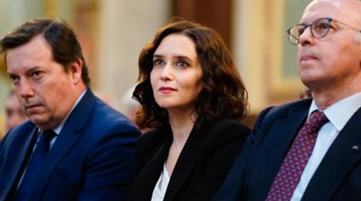 La presidenta Isabel Díaz Ayuso, en el Congreso Nacional de la Sociedad Civil