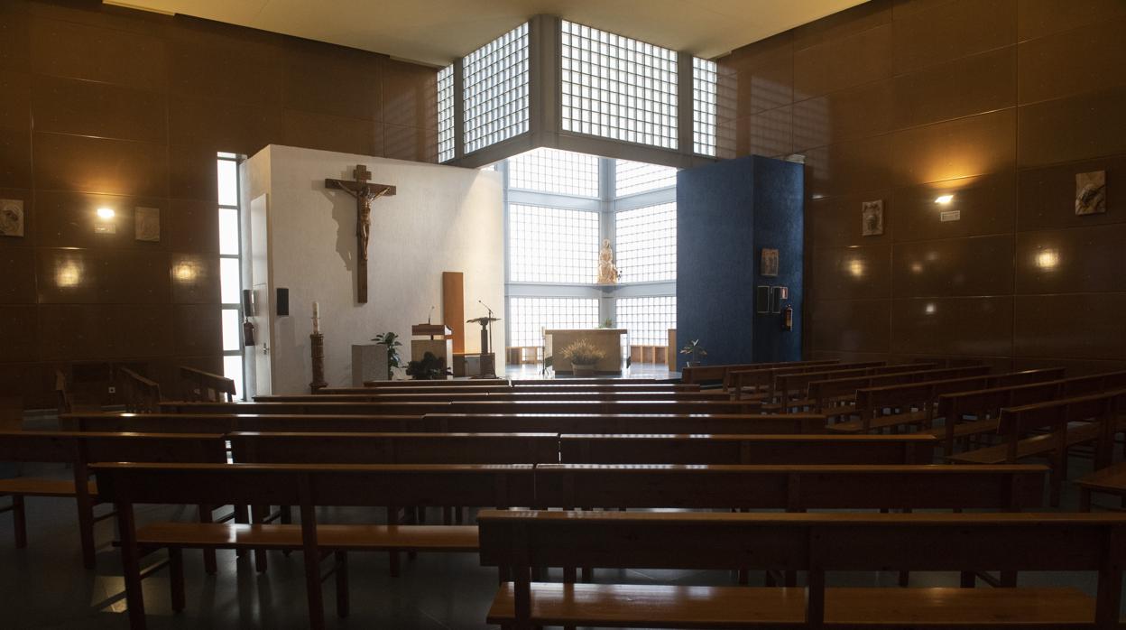 Interior del templo de Santa María de la Fe