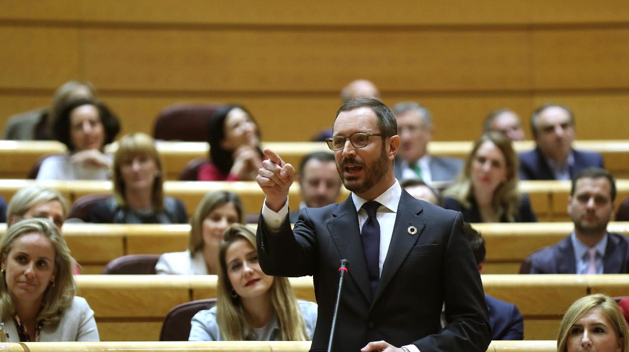 El portavoz en el Senado, Javier Maroto