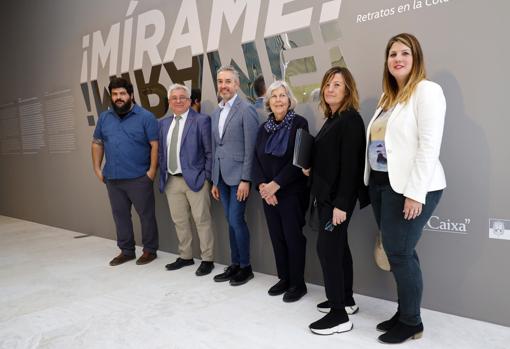 Los coordinadores del festival, en el museo MACA de Alicante