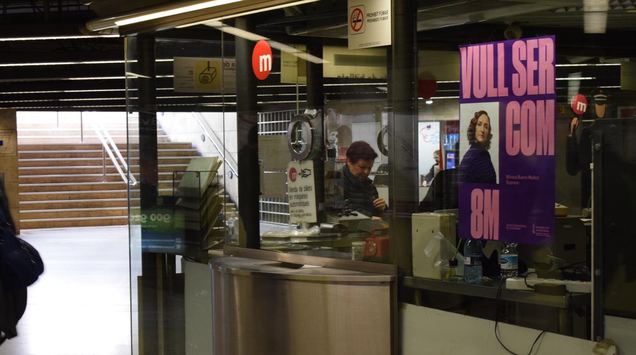 Imagen de una de las estaciones del Metro de Valencia