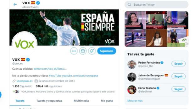 Vox recupera su cuenta de Twitter para informar sobre el coronavirus