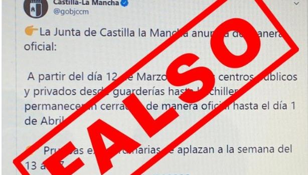 El Gobierno de Castilla-La Mancha desmiente que se suspendan las clases por el coronavirus