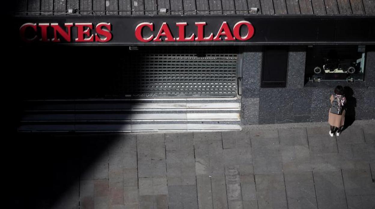Cierre del cine Callao, en Madrid
