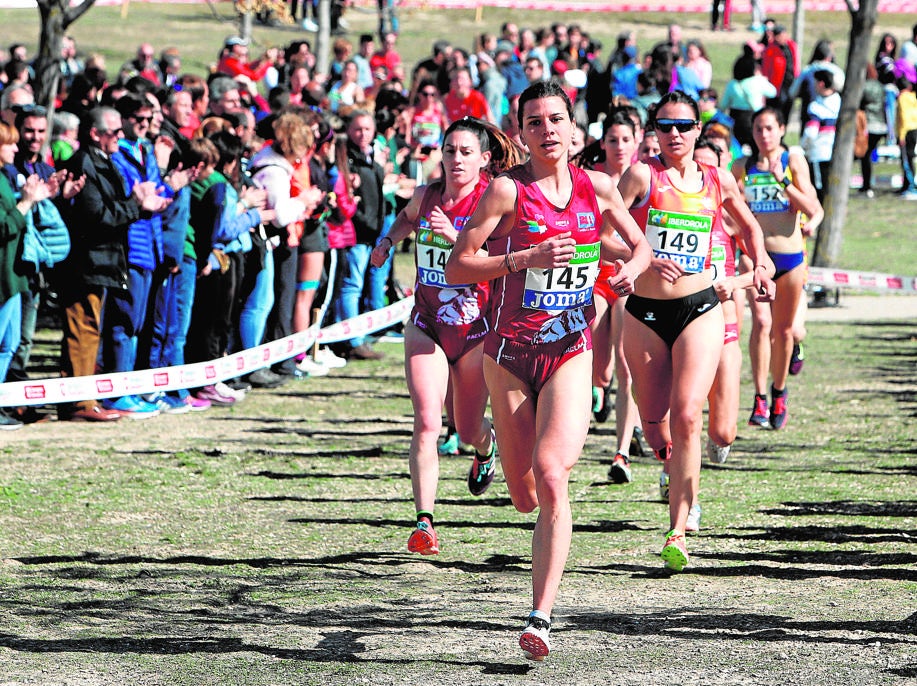 Irene Sánchez-Escribano durante el campeonato de España de campo a través disputado en Zaragoza el pasado 8 de marzo