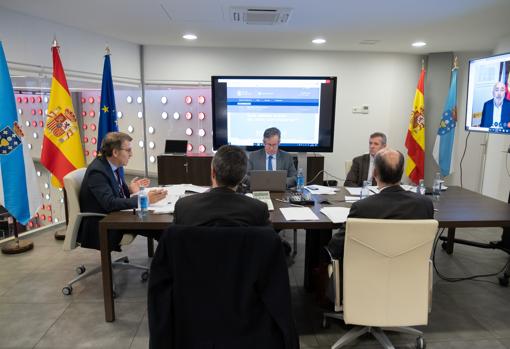 Reunión de la Comisión de Coordinación Operativa, en A Estrada (Pontevedra)