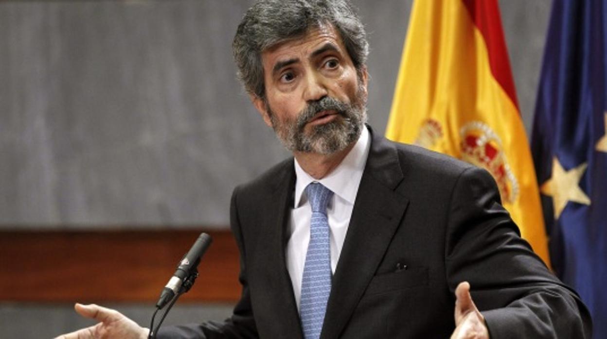 El presidente del Tribunal Supremo y del CGPJ, Carlos Lesmes