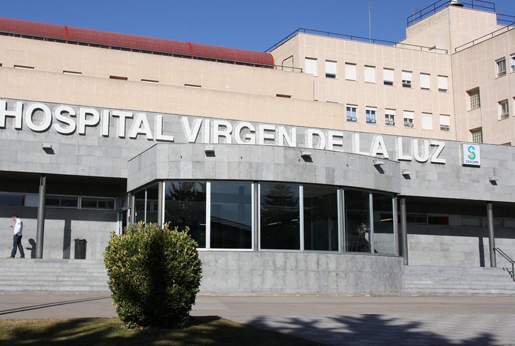 Entrada al Hospital Virgen de la Luz de Cuenca