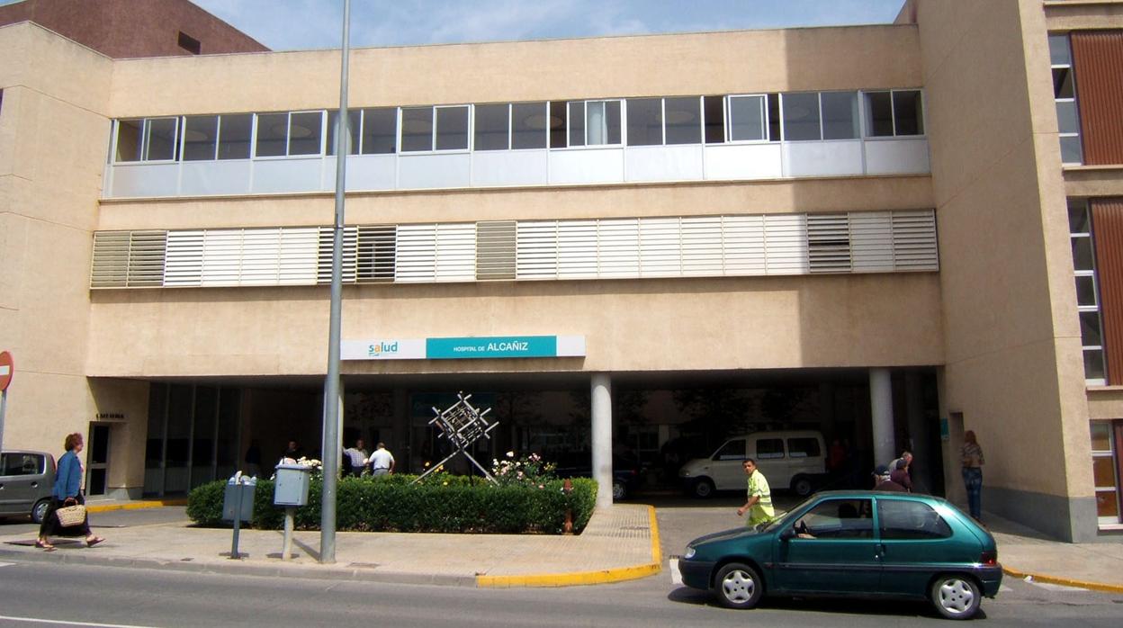 Imagen de archivo del hospital de Alcañiz, donde este miércoles 25 de marzo había ingresados seis enfermos con coronavirus