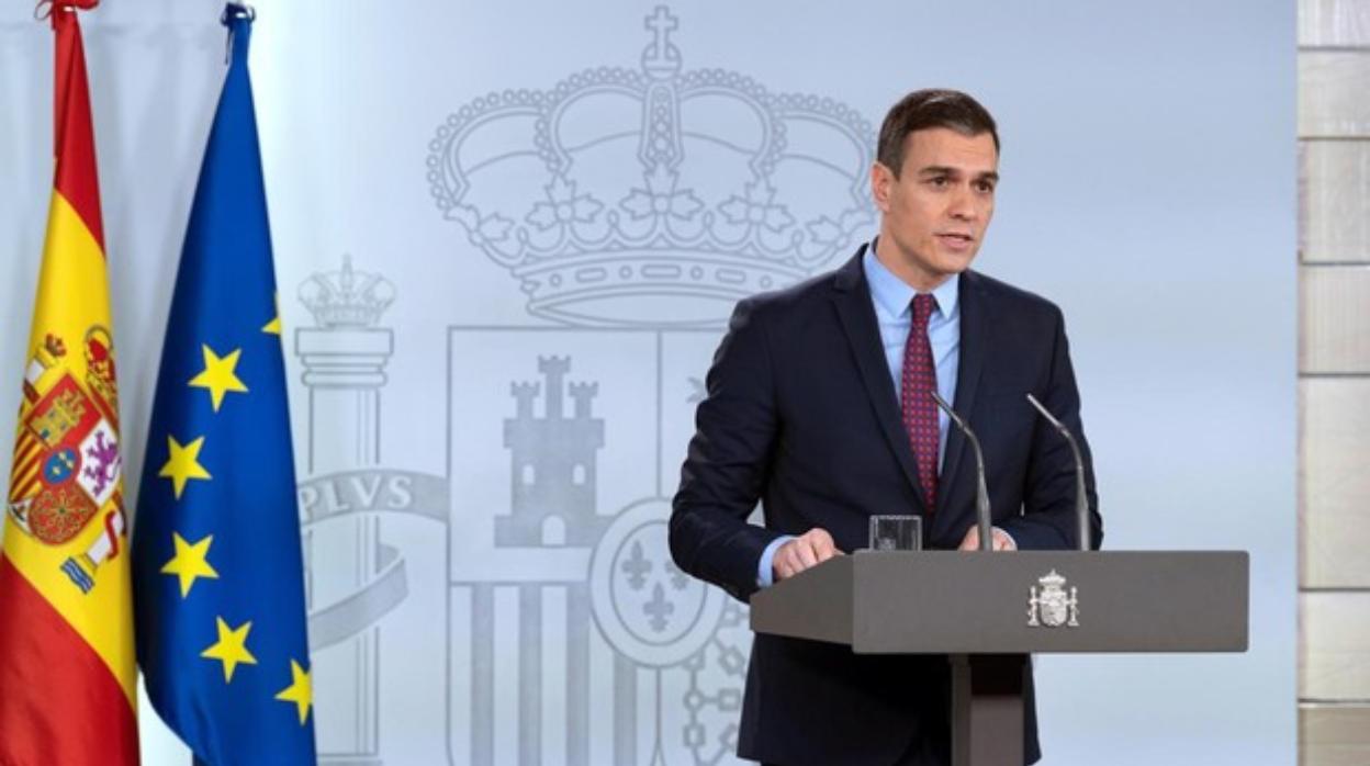 El presidente del Gobierno, Pedro Sánchez