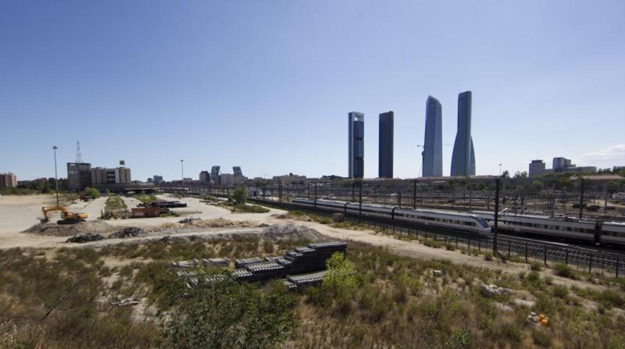 Terrenos en los que se desarrollará el proyecto Madrid Nuevo Norte