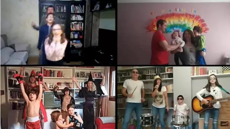 Happening pone música al confinamiento de 50 familias