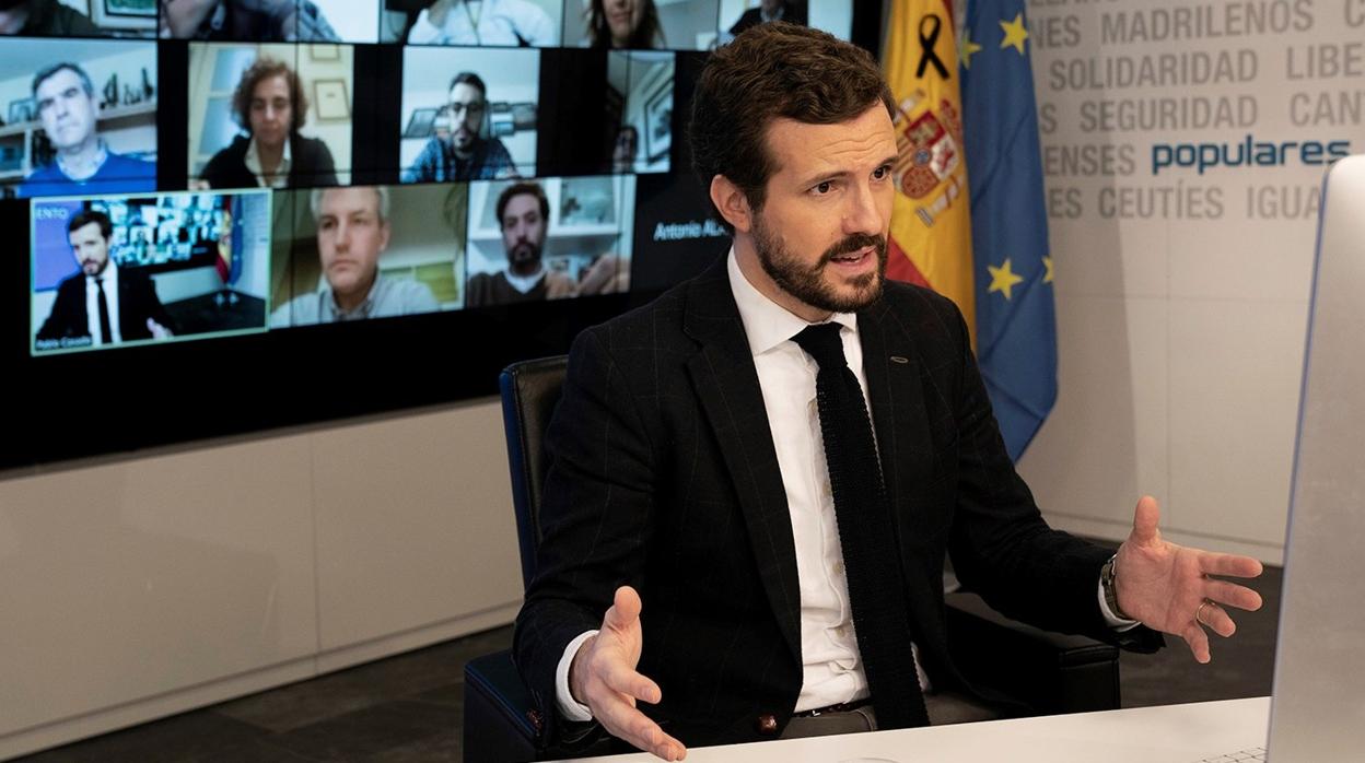 Pablo Casado, presidente del PP