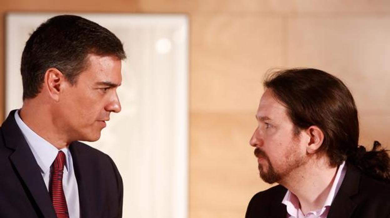 Pedro Sánchez y Pablo Iglesias