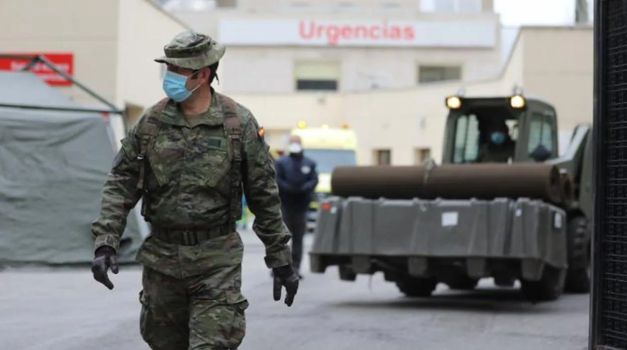 Militares en plena crisis del coronavirus