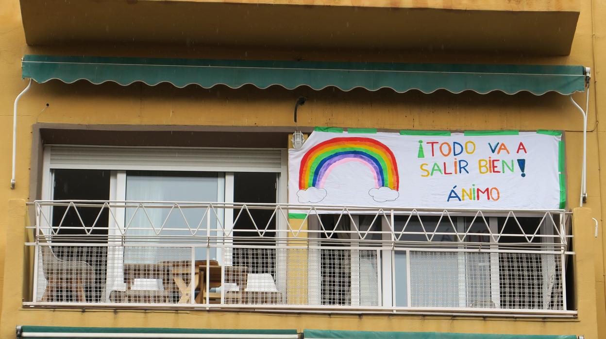 Imagen tomada en un balcón de la ciudad de Alicante