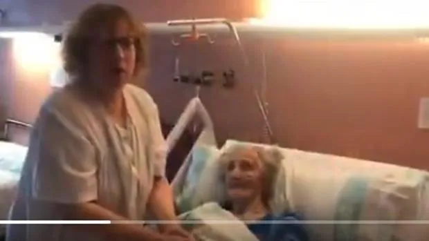 Una oscense de 101 años supera el coronavirus y celebra su cumpleaños en el hospital