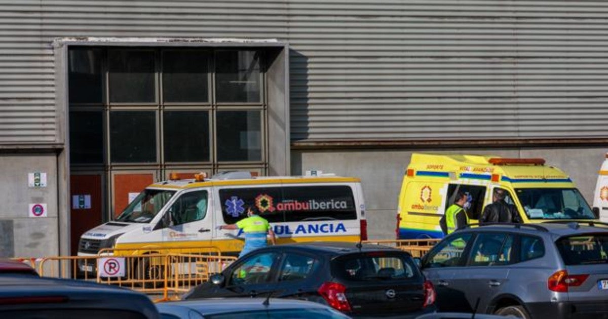 Llegan los primeros pacientes al hospital de campaña de Valladolid