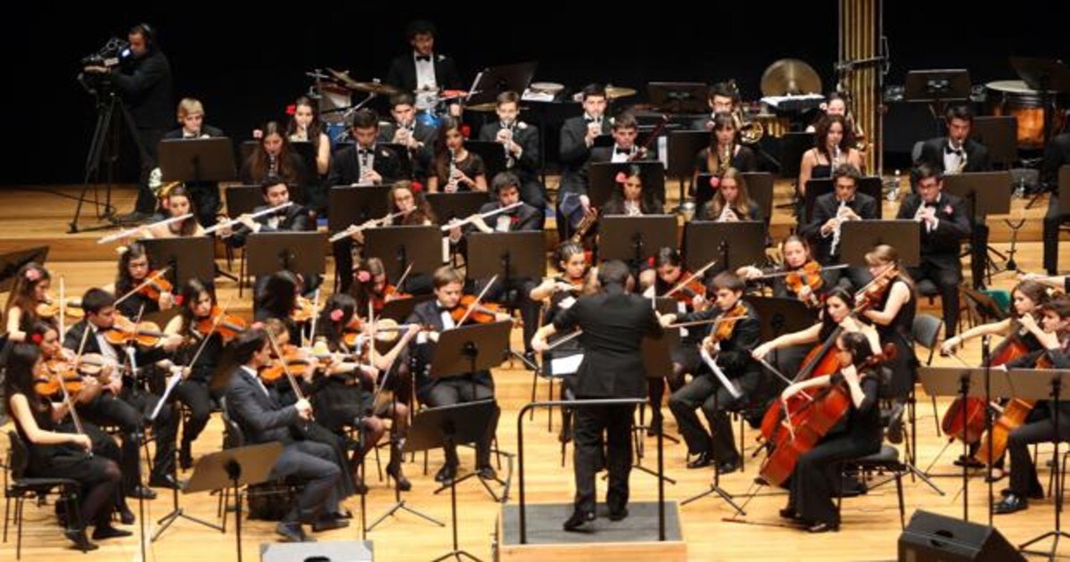 La Joven Orquesta Sinfónica de Valladolid, en una imagen de archivo