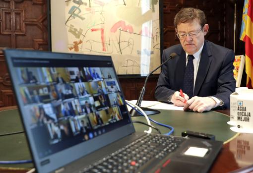 Imagen del presidente de la Generalitat, Ximo Puig