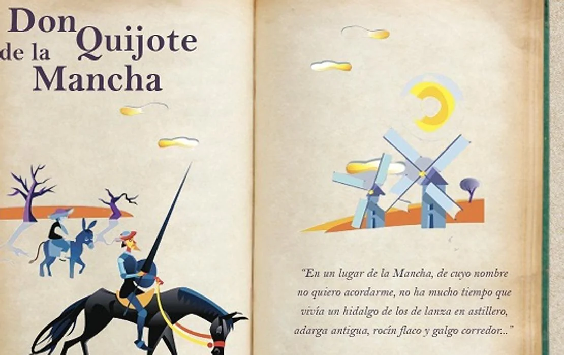 El Quijote, la obra universal de Cervantes, protagonista del Día del Libro