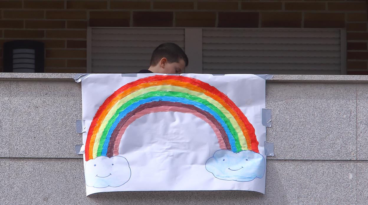 Campaña arco iris de la esperanza en Ponferrada (León)