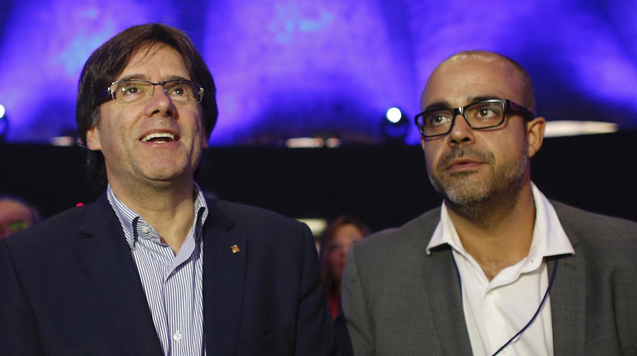 Buch y Puigdemont, en una imagen de archivo