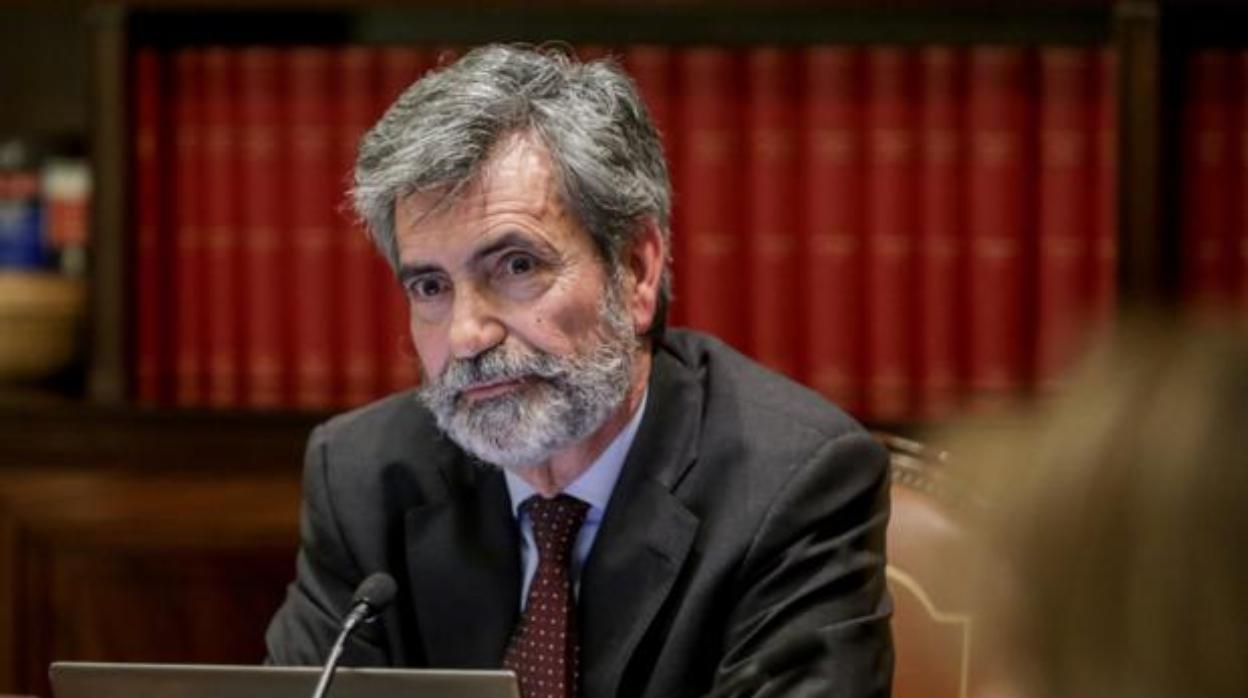 El presidente del Consejo General del Poder Judicial, Carlos Lesmes
