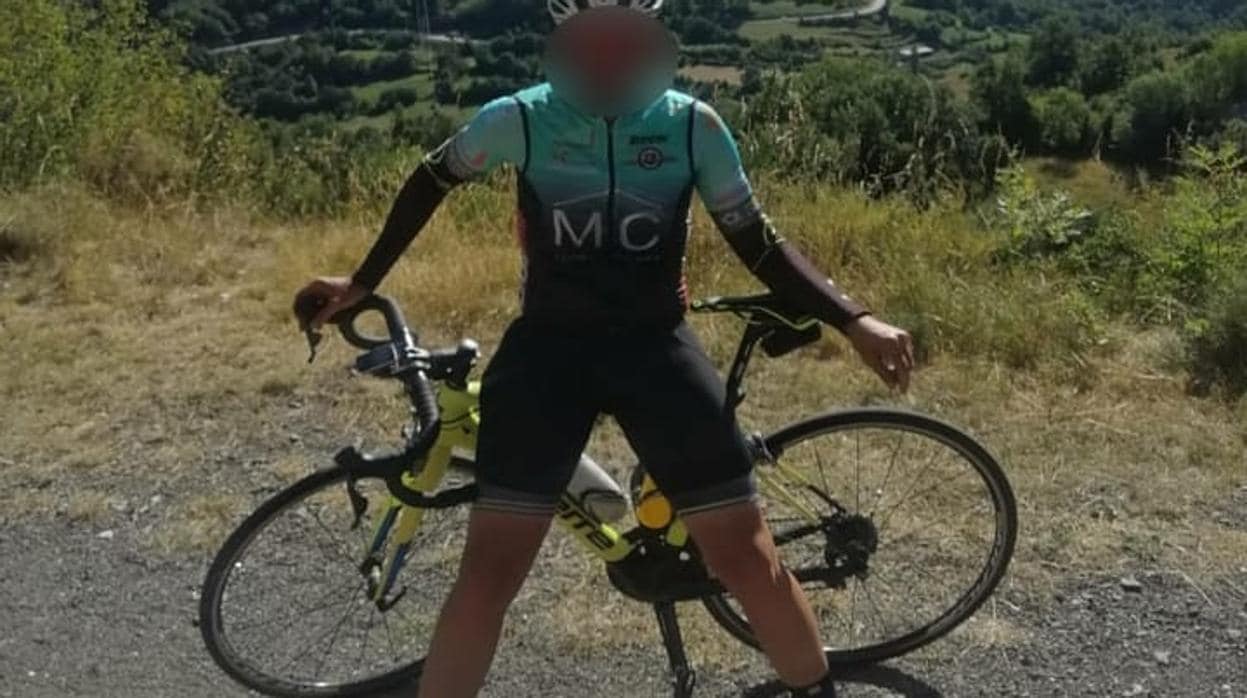 Una de las imágenes difundidas por el ciclista en redes sociales, en las que daba cuenta de sus rutas en pleno estado de alarma