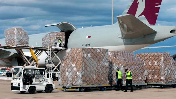 Coronavirus: llega el decimocuarto avión de material sanitario para la Comunidad Valenciana