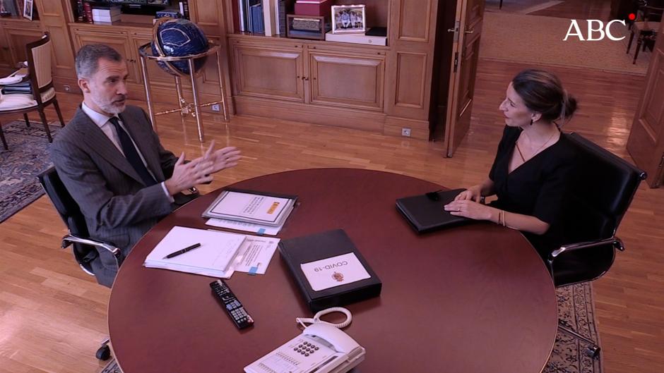 El Rey analiza junto a la ministra de Trabajo la situación laboral en España por la crisis del Covid-19