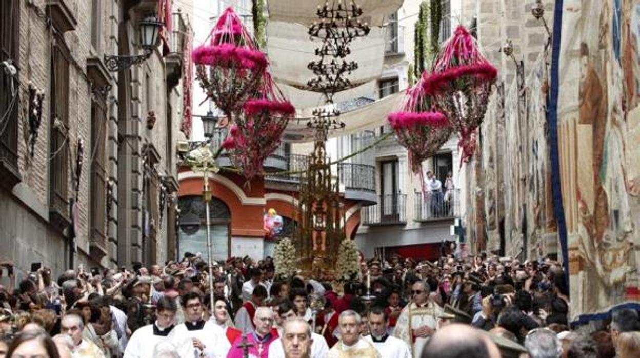 Foto de archivo del Corpus en Toledo