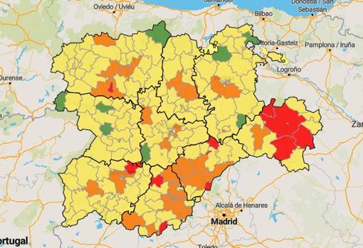 Así afecta el coronavirus a Castilla y León