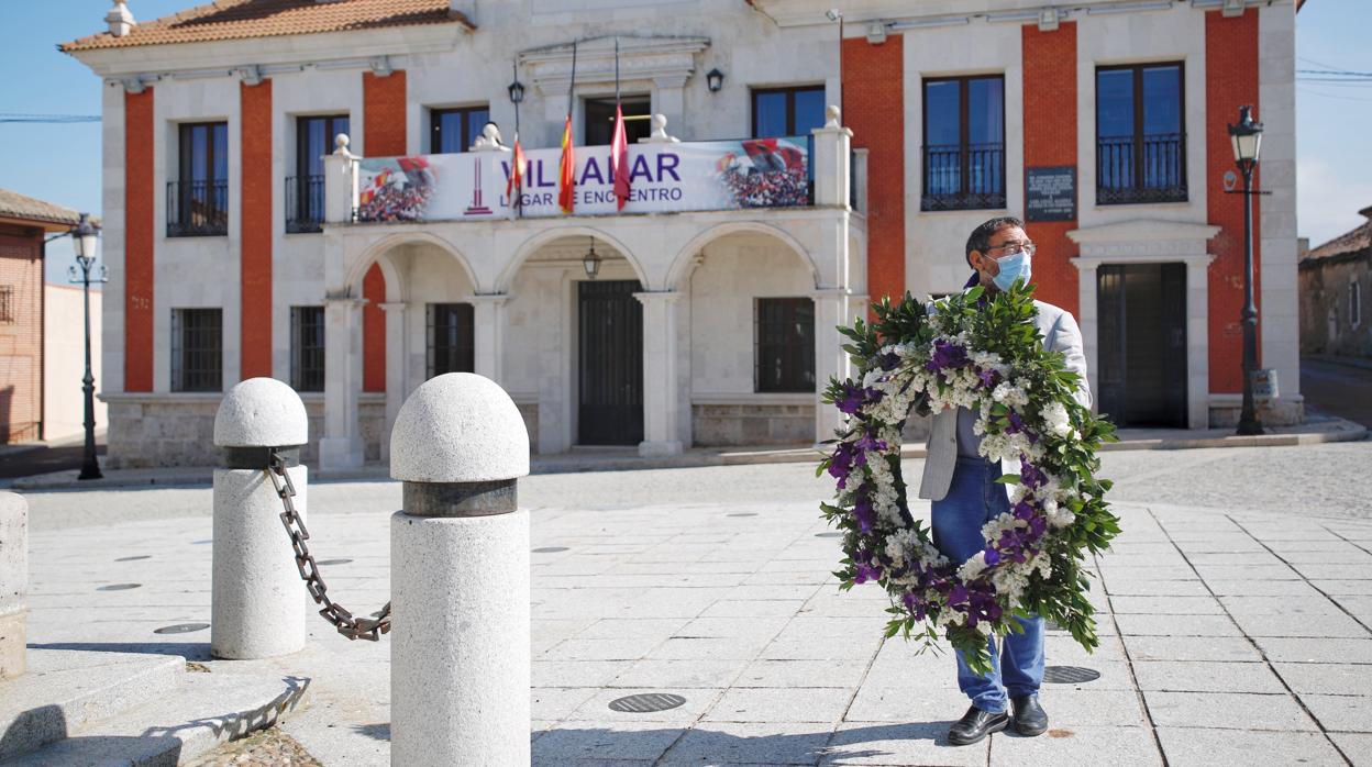 El alcalde de Villalar, Luis Alonso, este 23 de abril sin fiesta por la cuarentena