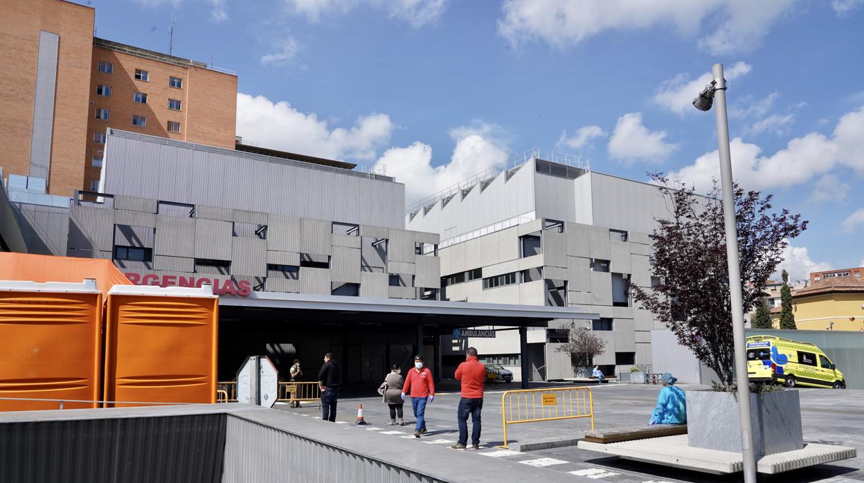 Hospital Clínico de Valladolid, donde ingresó la víctima el domingo