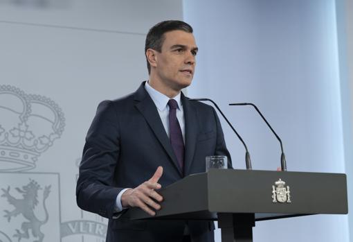 Imagen del presidente del Gobierno, Pedro Sánchez, tomada el pasado sábado